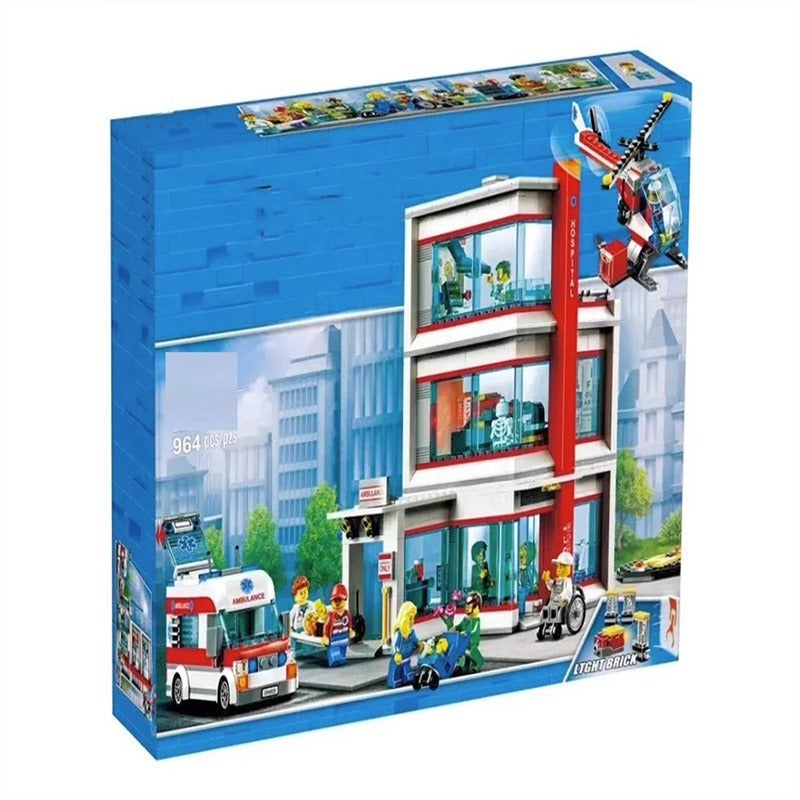 China City Series City Hospital Headquarters Building Blocks - Image 5
