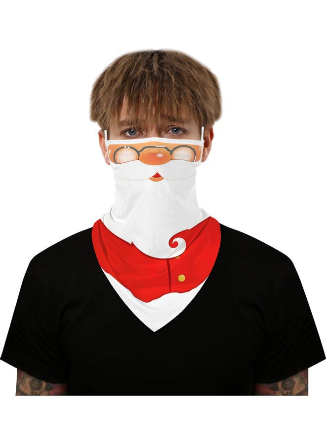 NIBEMINENT Santa Printed Neck Scarf 0.037kg - Image 1
