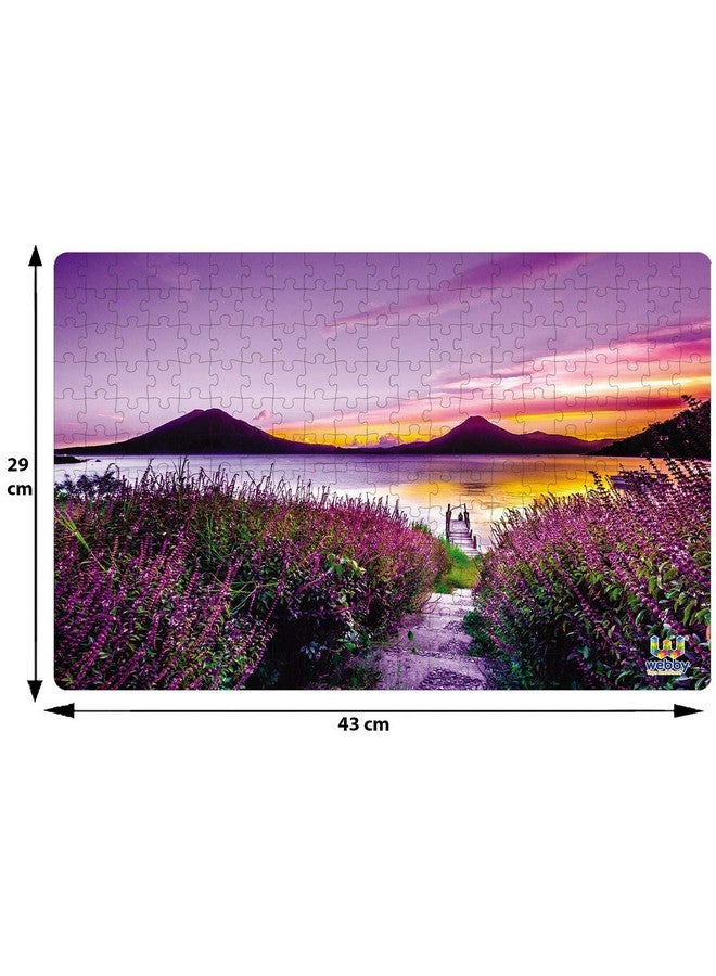 Webby Kid Lavender Farms Wooden Jigsaw Puzzle, 252 Pieces, Multicolor - Image 5