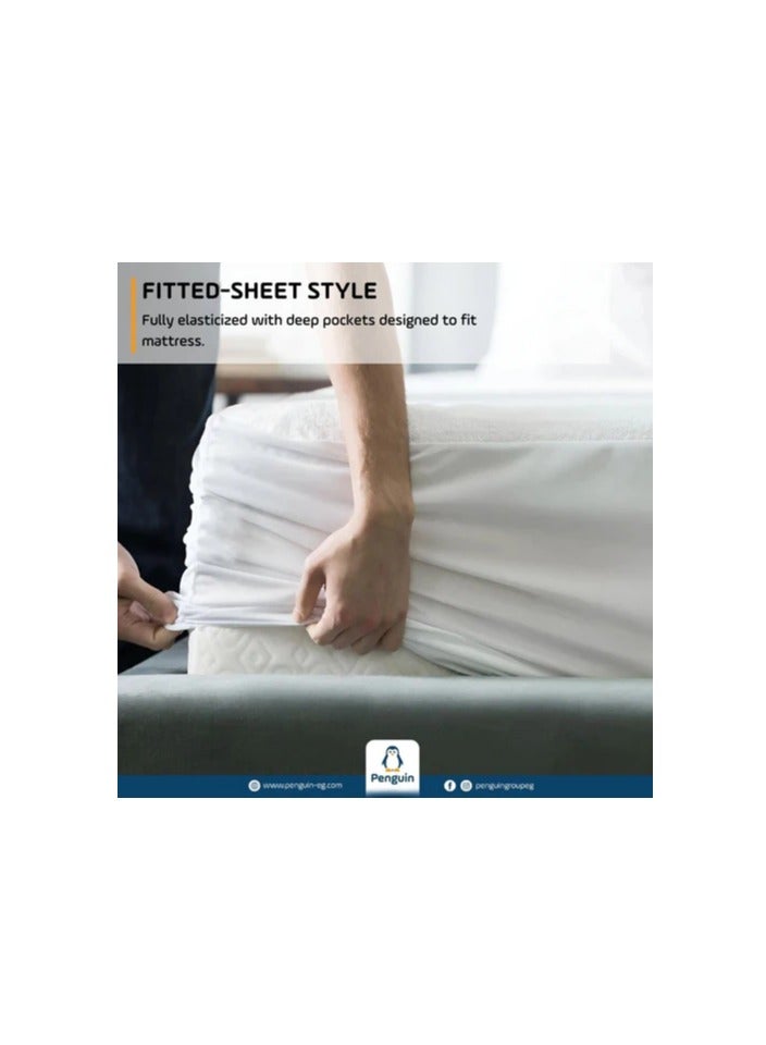 Water Proof Mattress Protector Combination White 160 x 200cm  - Image 5
