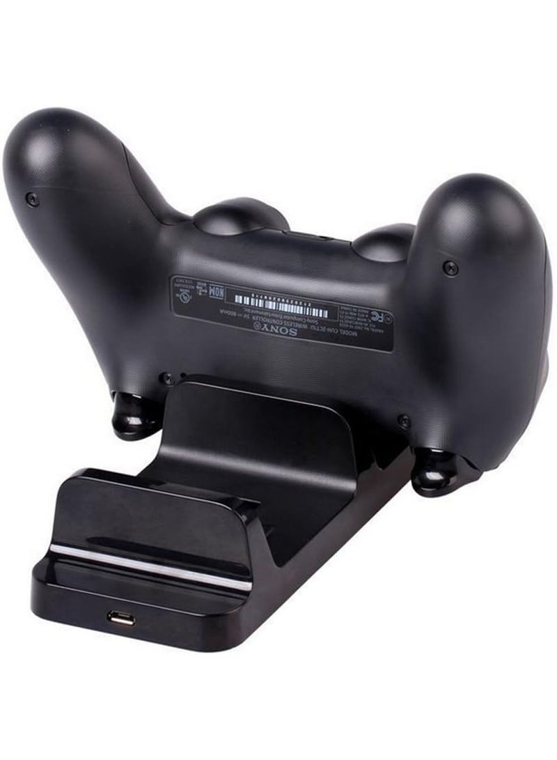 Megadream شاحن وحدة تحكم PS4، قاعدة شحن مزدوجة، شحن سريع لجهاز سوني بلاي ستيشن 4 / 4 برو - Image 5
