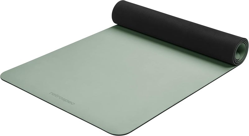 Retrospec Laguna 5mm Yoga Mat - Fitness Mat for Women, Men & Children, Slip-Resistant and Moisture Absorbing Exercise Mat for Home, Pilates, Yoga and Floor Workouts - Image 1