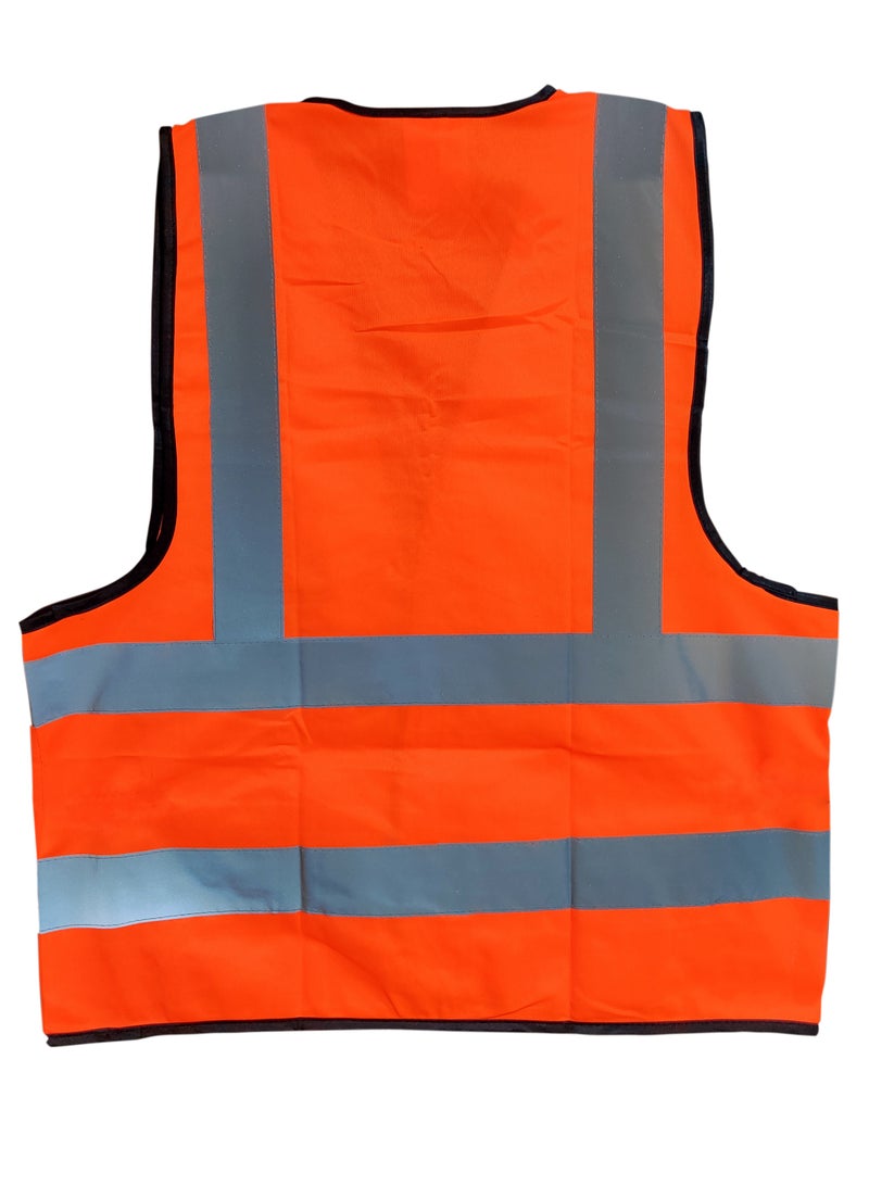 Patron Reflective High Visibility Safety Vest With side Strap For Men Women  - Image 2