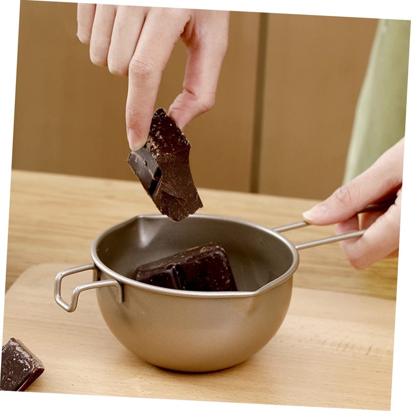 Carbon Steel Melting Bowl with Handle for Chocolate Butter Double Boiler Cooking - Image 5