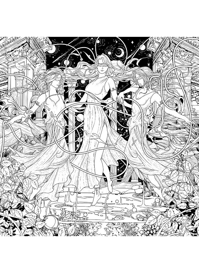 Mythographic Color and Discover: Odyssey: An Artist's Coloring Book of Mythic Journeys and Hidden Ob  - Image 1