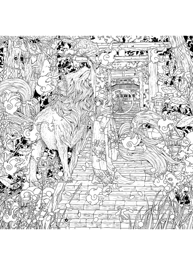 Mythographic Color and Discover: Odyssey: An Artist's Coloring Book of Mythic Journeys and Hidden Ob  - Image 2