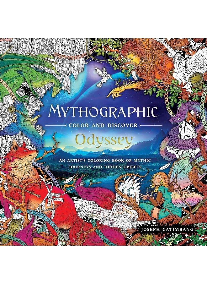 Mythographic Color and Discover: Odyssey: An Artist's Coloring Book of Mythic Journeys and Hidden Ob  - Image 4