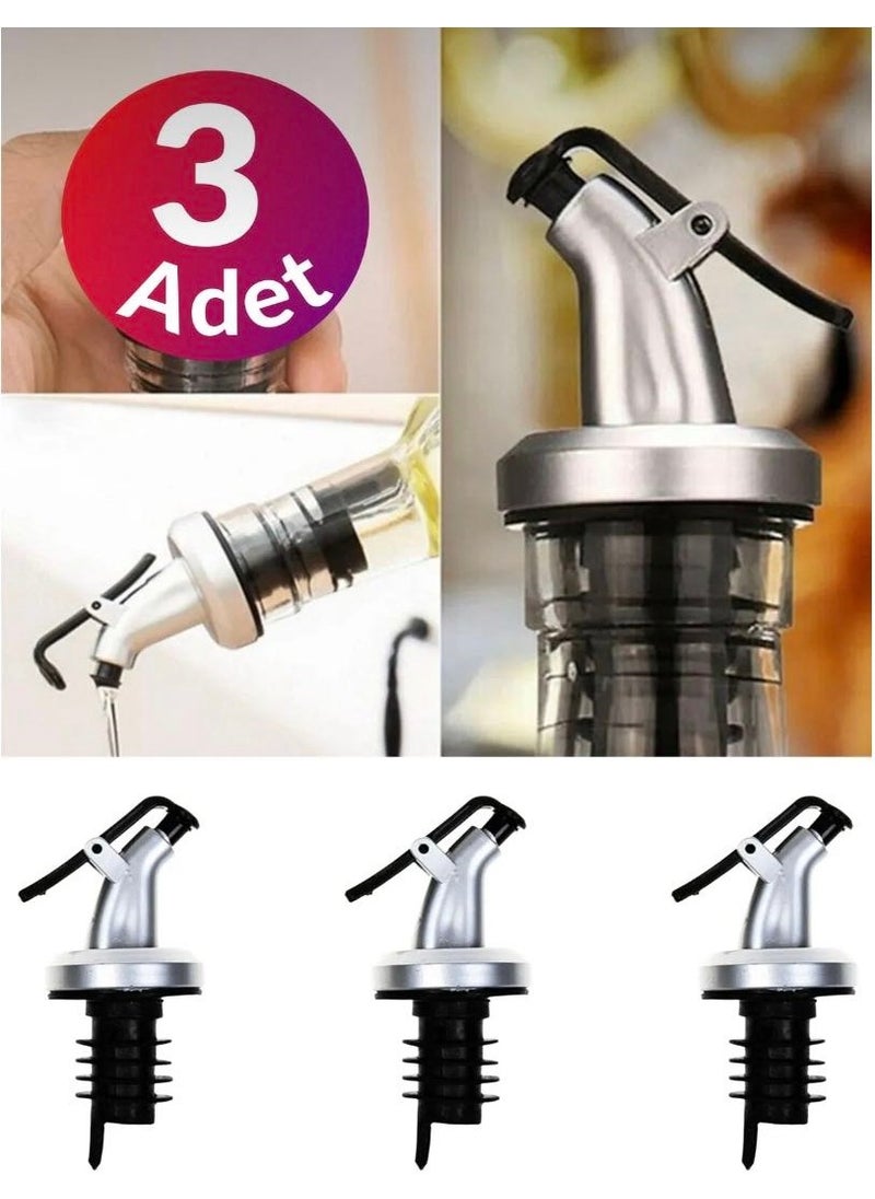 Kitchen Pembelia Oil Pot Cover 3PCS Drip-Proof Cap Oil Pot Leak-Proof Drip-proof Cover  - Image 2