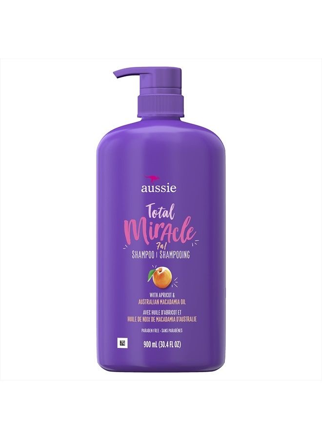 Aussie Total Miracle Shampoo, 30.4 Fluid Ounce, Pack of 4 - Image 1