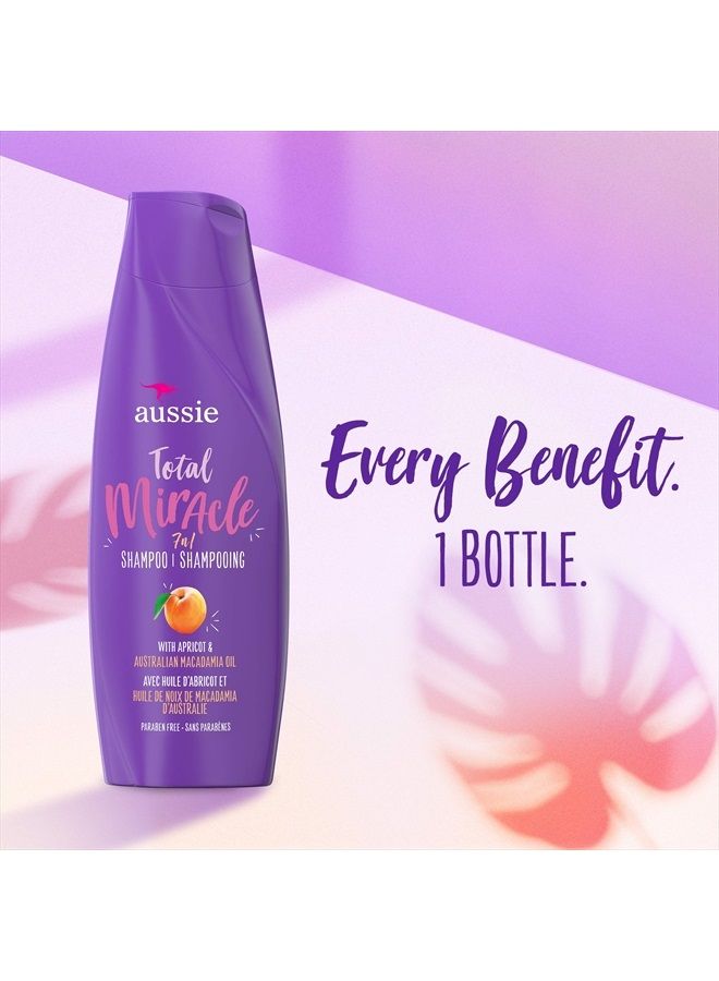 Aussie Total Miracle Shampoo, 30.4 Fluid Ounce, Pack of 4 - Image 3