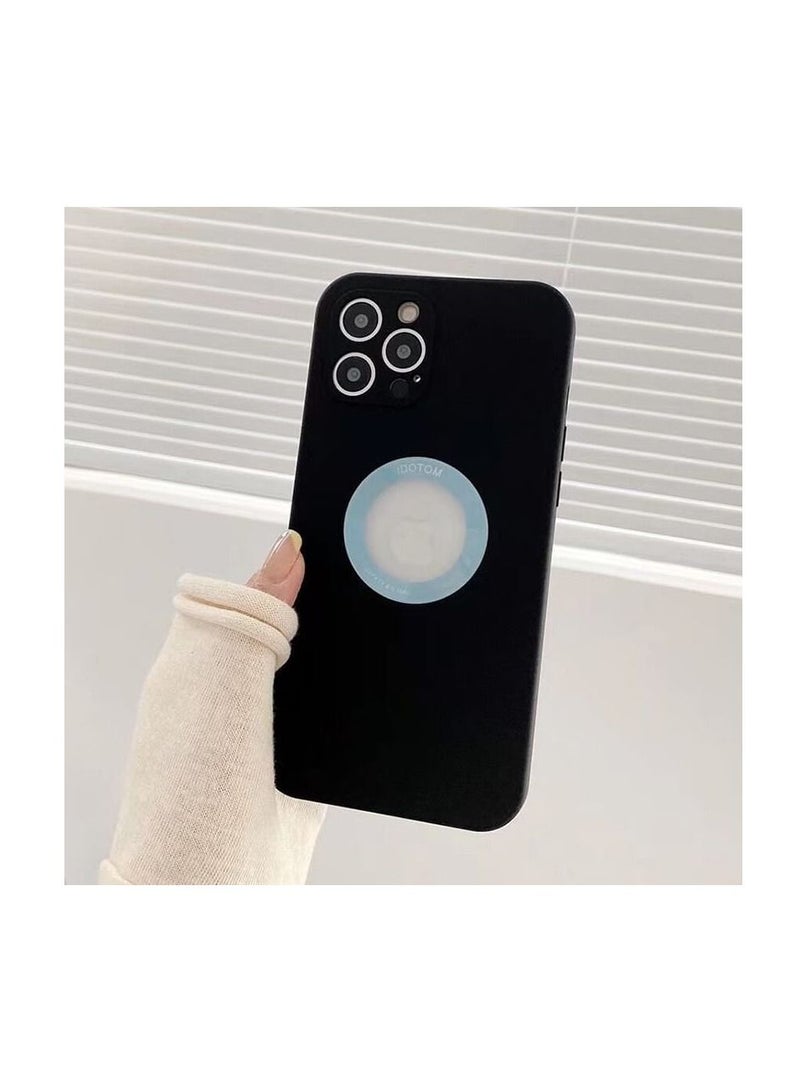 اس-توب غطاء سيليكون للايفون تظهر شعار الهاتف الابل / ip12pro / اللون الاسود - Image 5