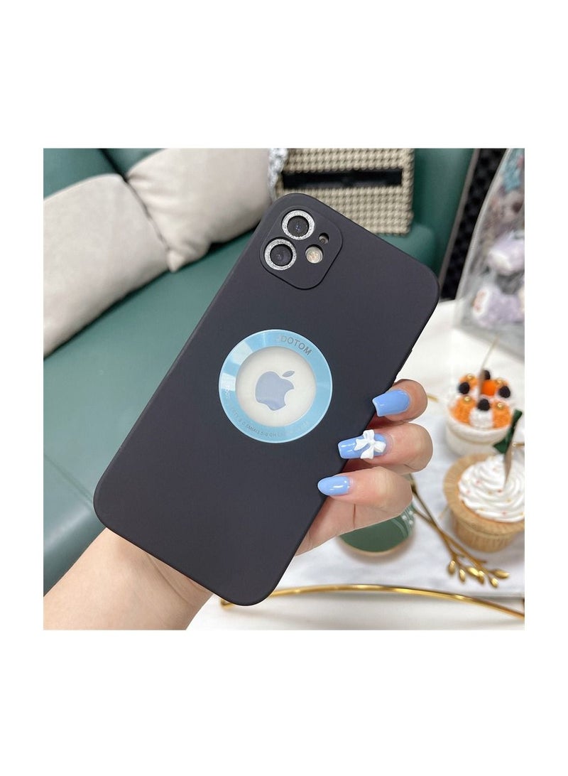 اس-توب غطاء سيليكون للايفون تظهر شعار الهاتف الابل / ip12pro / اللون الاسود - Image 2