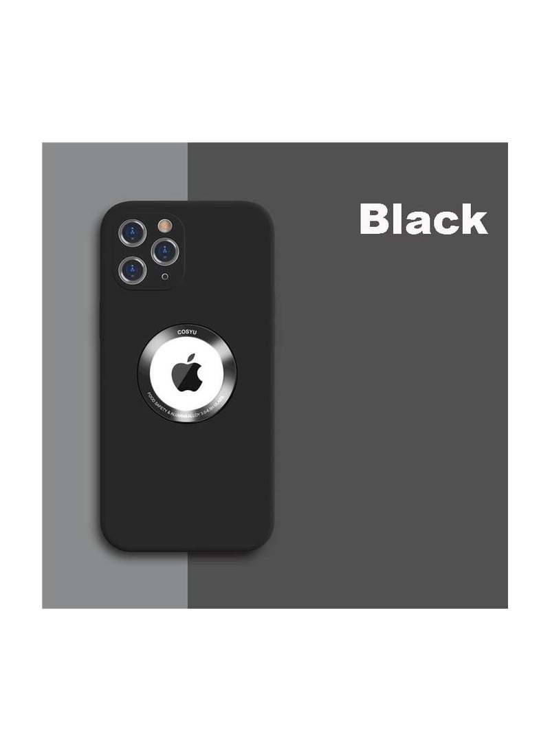 اس-توب غطاء سيليكون للايفون تظهر شعار الهاتف الابل / ip12pro / اللون الاسود - Image 3