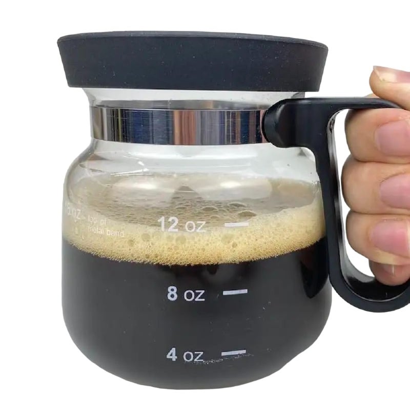 EXIGENT Coffee Glass Pot Tea Cup Mug Collectible 16 Oz Ounces CoffeePot