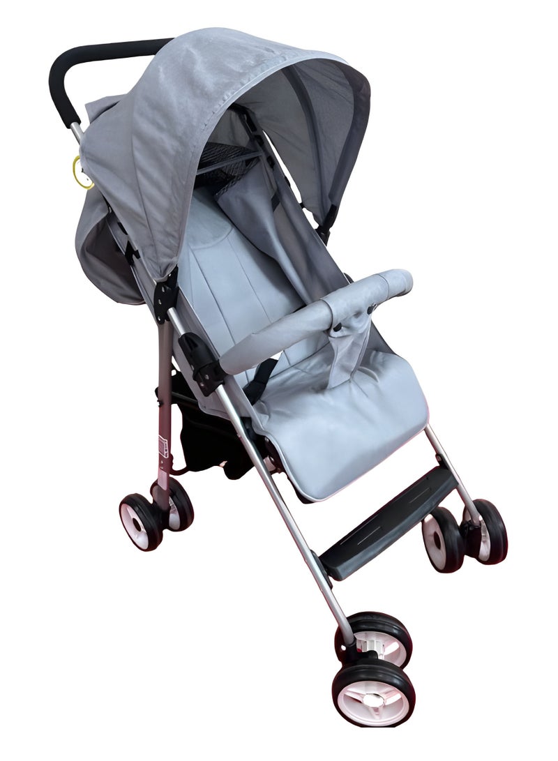 MULHEM Compact Newborn Baby Stroller Easy Fold Design  Canopy Swivel Wheels - Image 1
