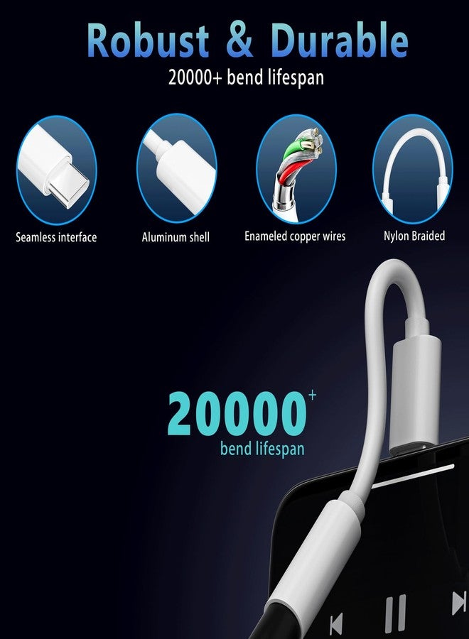 Belcompany [معتمد من MFi] محول سماعات رأس مزدوج لجهاز iPhone 17، محول USB Type C إلى مقبس سماعة رأس 3.5 مم أنثوي، متوافق مع Apple iPhone 17/17Air/17Pro/16/16Pro/Pro/15/15 Pro/15 Pro Max - Image 5