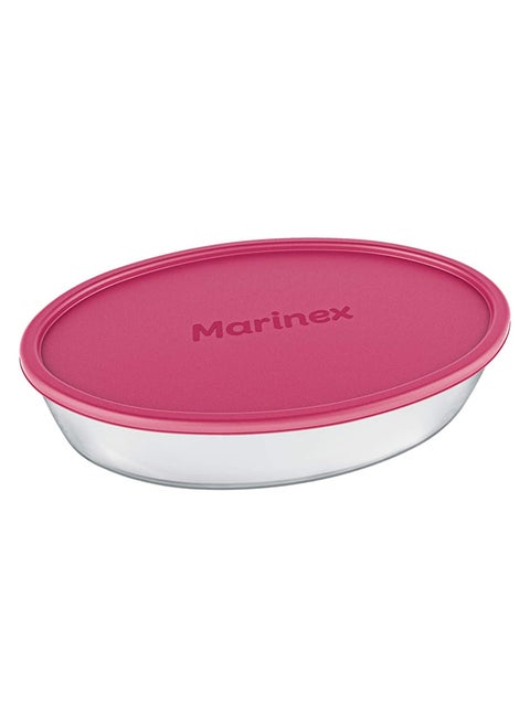 Marinex Oval Roaster W/Plastic lid 1.6L