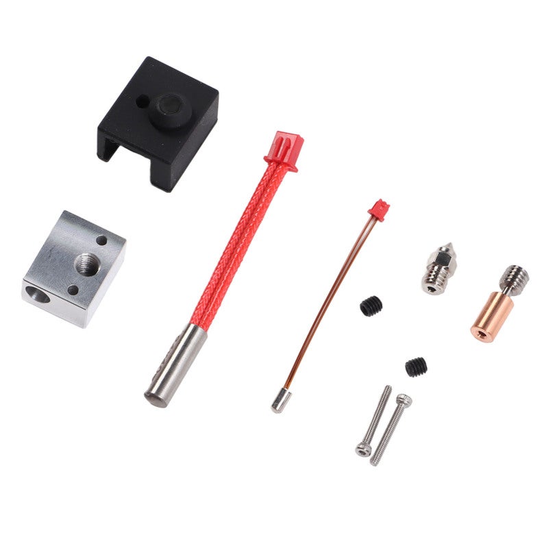 3D Printer Hotend Kit 0.4mm Nozzle TC4 Ti Alloy Bimetal Throat - 300℃ High Temperature Extruder Hot End for Ender 3 S1 CR10 Smart Pro Sermoon V1 - Image 3