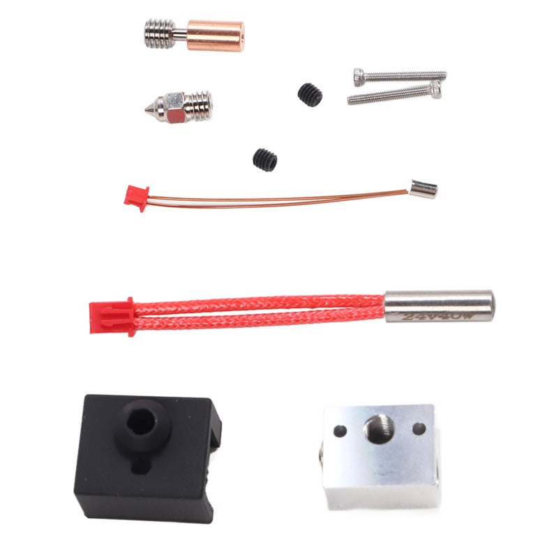 3D Printer Hotend Kit 0.4mm Nozzle TC4 Ti Alloy Bimetal Throat - 300℃ High Temperature Extruder Hot End for Ender 3 S1 CR10 Smart Pro Sermoon V1 - Image 2