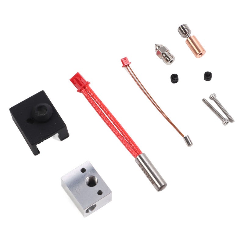 3D Printer Hotend Kit 0.4mm Nozzle TC4 Ti Alloy Bimetal Throat - 300℃ High Temperature Extruder Hot End for Ender 3 S1 CR10 Smart Pro Sermoon V1 - Image 4