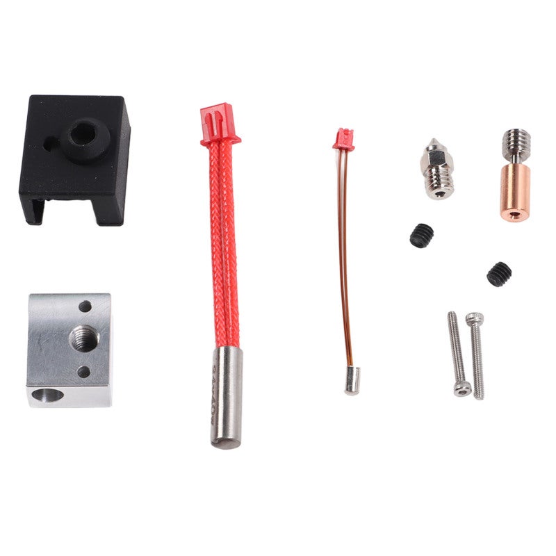 3D Printer Hotend Kit 0.4mm Nozzle TC4 Ti Alloy Bimetal Throat - 300℃ High Temperature Extruder Hot End for Ender 3 S1 CR10 Smart Pro Sermoon V1 - Image 1
