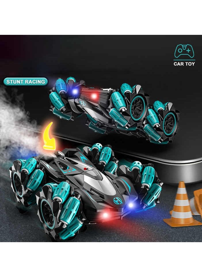 RC Stunt Car Rechargeable RC Crawler 360° Rotation Best Remote Control Drift Car Spray RC Toy Car  - Image 1