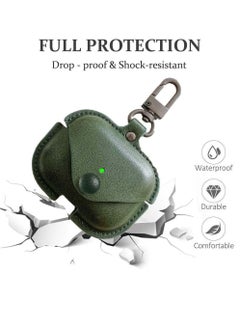 BORTONY AirPods Pro 2 Case Compatible with Wireless Charging Soft PU Leather Cover with Keychain Hook  - Image 5