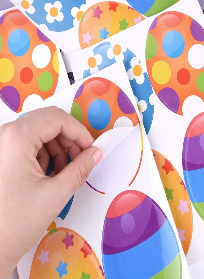 FEPITO Easter Game for Kids, Pin The Tail on The Bunny, Pin The Egg on The Bunny with 24 Tails, 24 Easter Eggs Stickers for Easter Party Decorations, Easter Egg Hunt Activities - Image 3