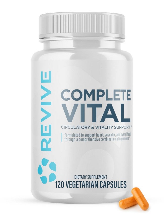 Revive MD Supplements & Support, Complete Vital (120 Vegetarian Capsules) - NAC & CoQ10 Supplement Supports Health, & Antioxidant Activity - Image 1