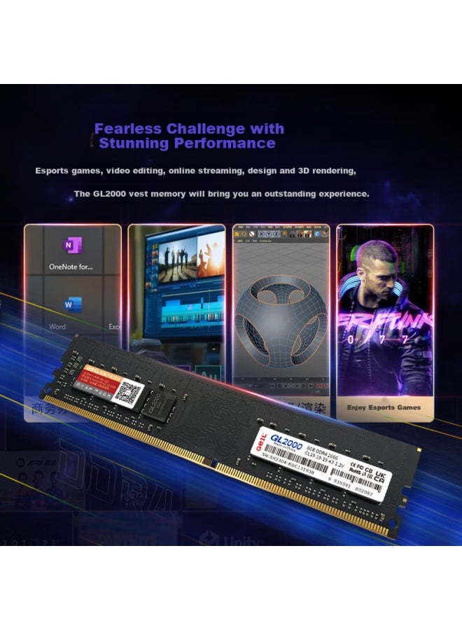 Geil 16gb Ddr4 3200 Desktop Computer Memory Module, Gl2000 Basic Series, Intel-specific - Image 2