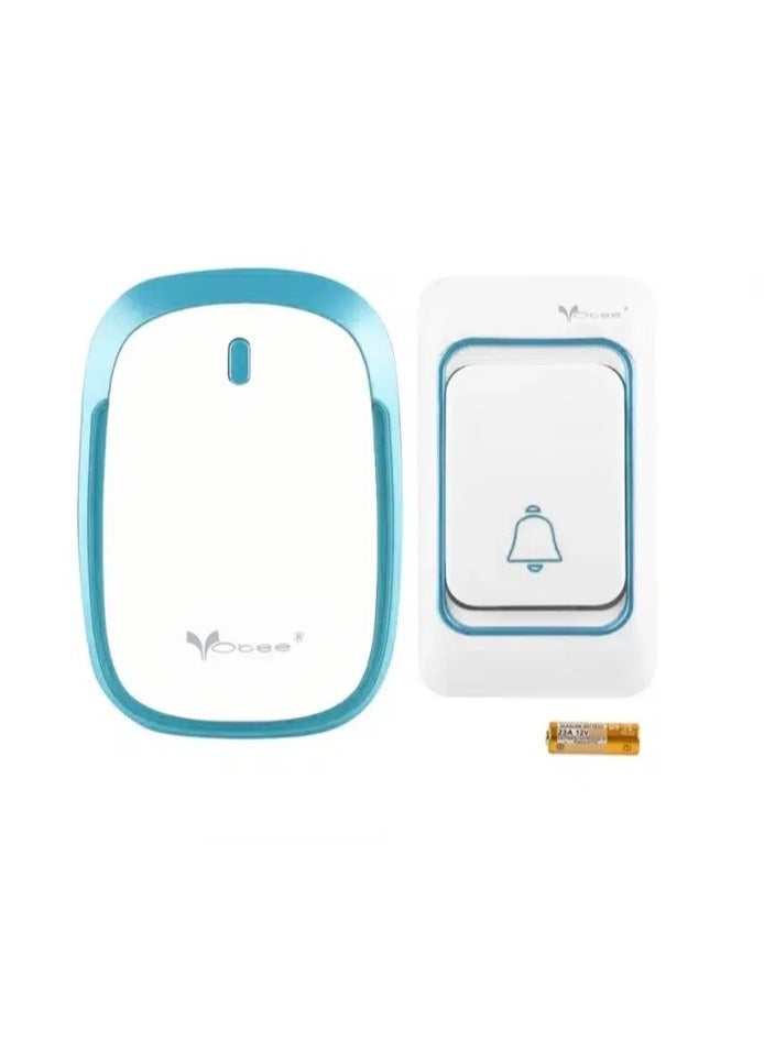 جرس باب لاسلكي - 32 نغمة - VOBEE JK02-AC (ابيض)  - Image 1