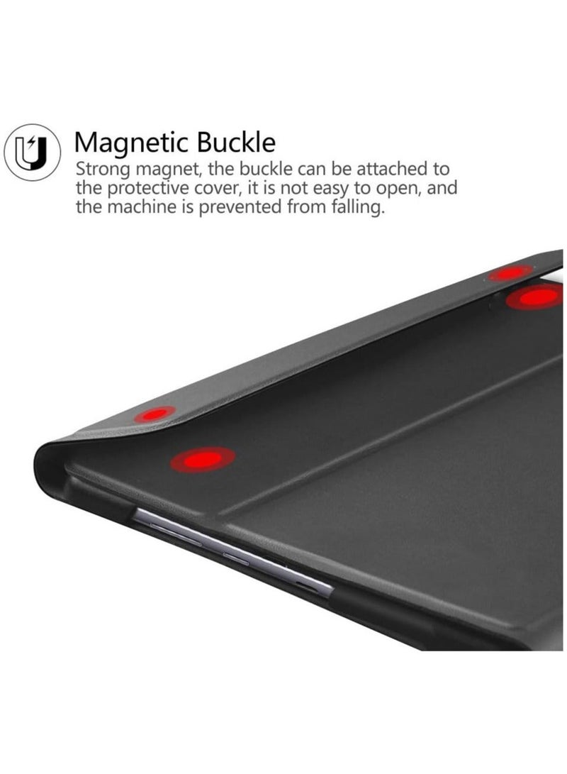Arabic and English Keyboard Case Compatible with Redmi Pad SE 11 inch 2023 Tablet, Slim Protective Case with Detachable Wireless Bluetooth Keyboard  Mouse - Image 4