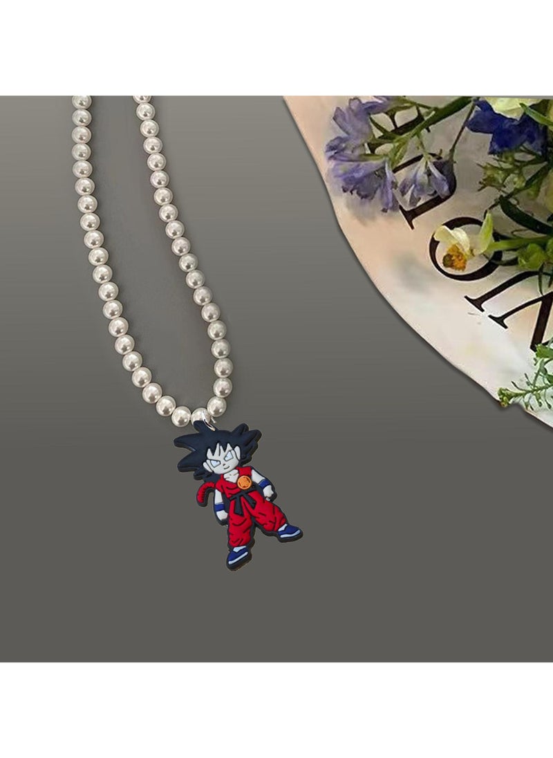 KUYING New Pearl Dragon Ball Charm Versatile Neck Chain 