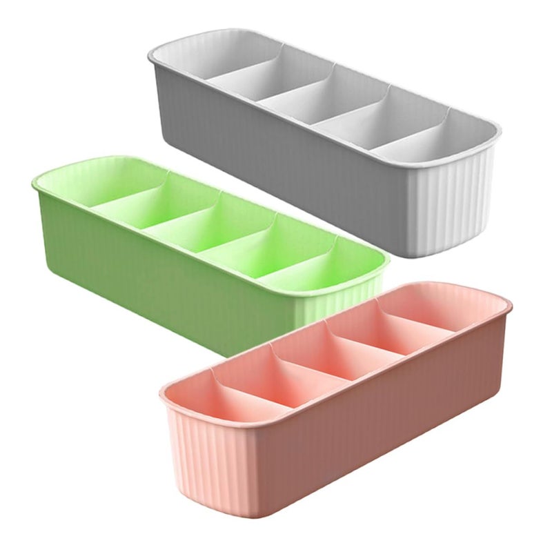 3PCS Multifunctional Underwear Sock Organizer Box For Dresser Storage - Image 2