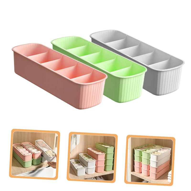 3PCS Multifunctional Underwear Sock Organizer Box For Dresser Storage - Image 5