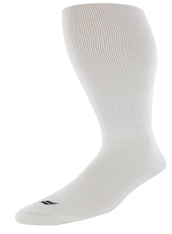 Sof Sole Football Over-the-Calf Team Athletic Performance Socks (2 Pair), Medium, White