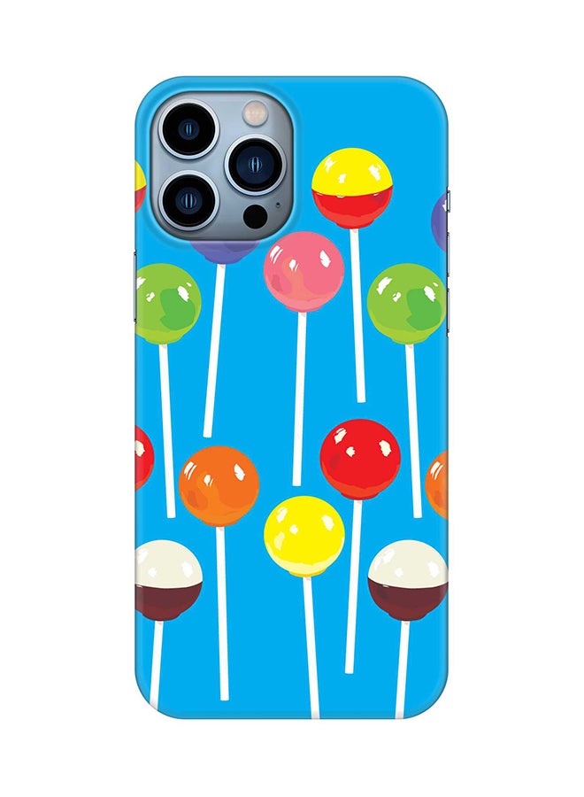 Case for Apple iPhone 14 Pro Max Slim Snap Classic Series Mobile Cover Hard PC Shield Matte Finish Print - Lollipop Loops