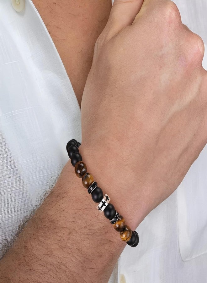 BABORI First Communion Gifts for Cross Bracelet for Son Grandson Nephew Christian Faith Religious Bracelets Jewelry Gift - Image 2