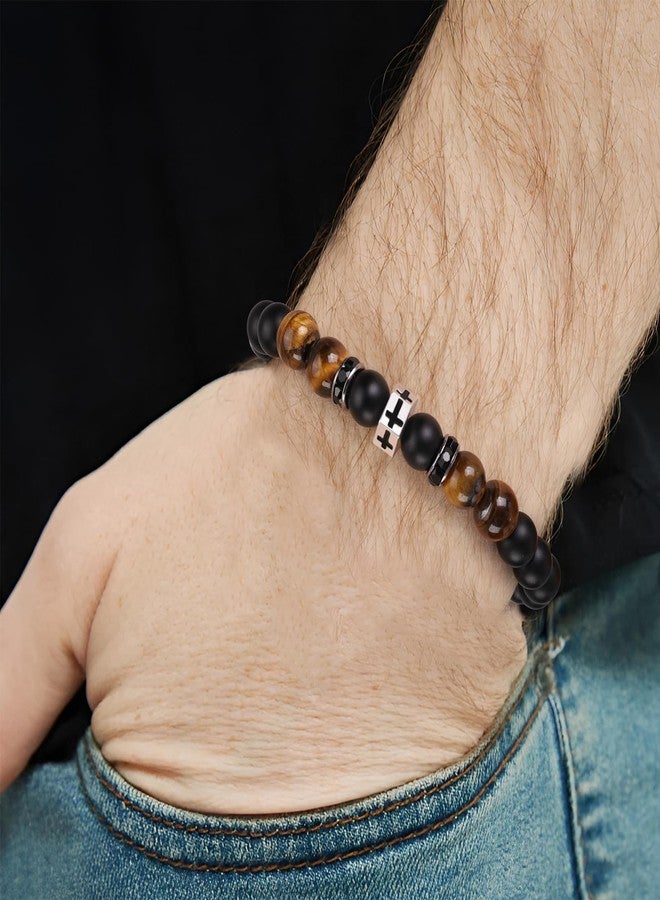 BABORI First Communion Gifts for Cross Bracelet for Son Grandson Nephew Christian Faith Religious Bracelets Jewelry Gift - Image 3