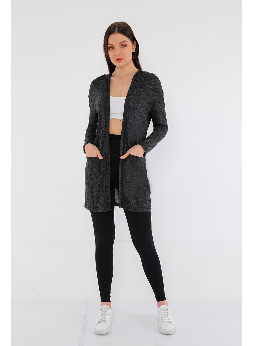 Alexander Gardi - Alexandergardi Wool Look Tied Thin Cardigan (B21-102201) - Image 1