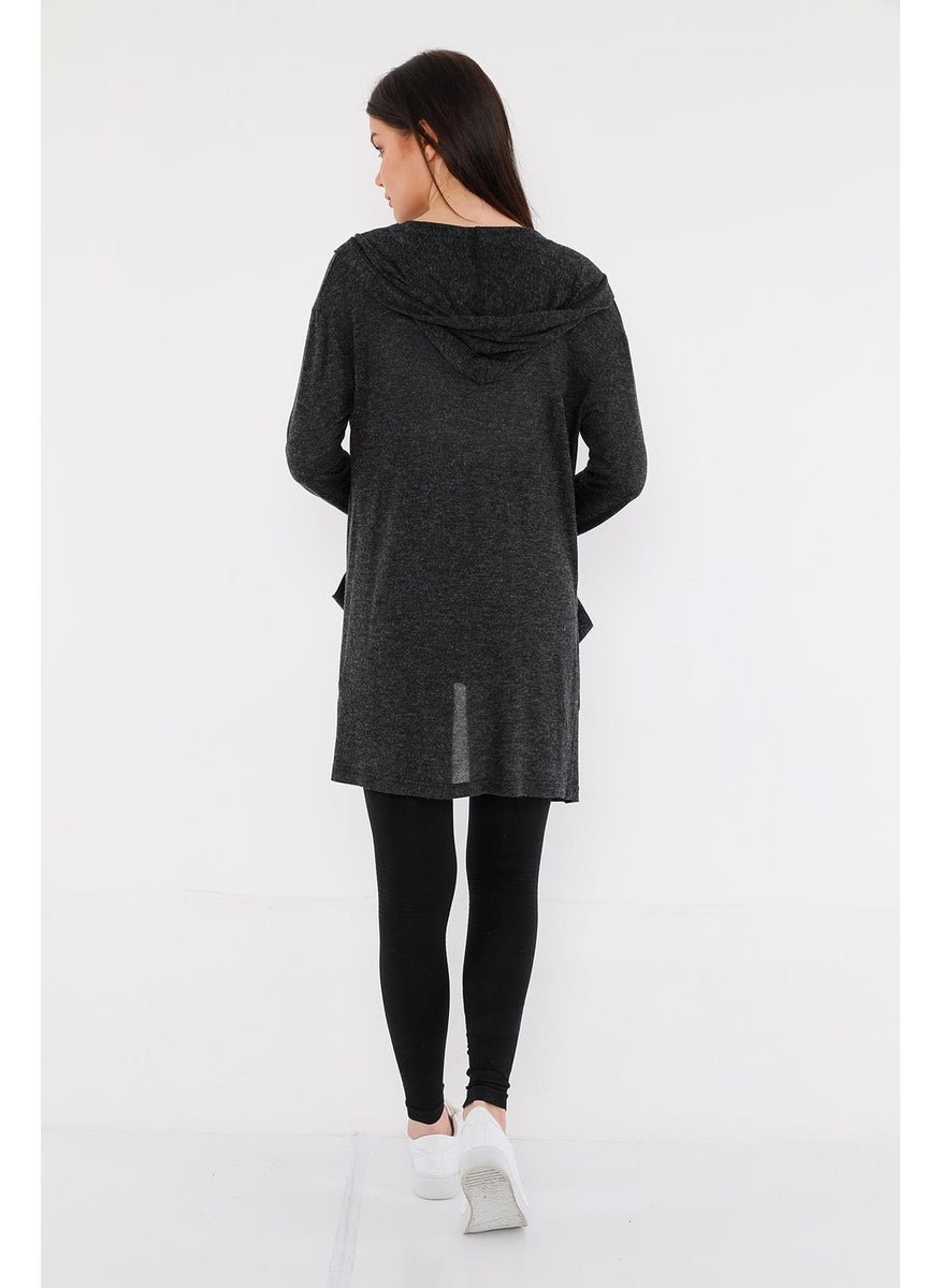 Alexander Gardi - Alexandergardi Wool Look Tied Thin Cardigan (B21-102201) - Image 1