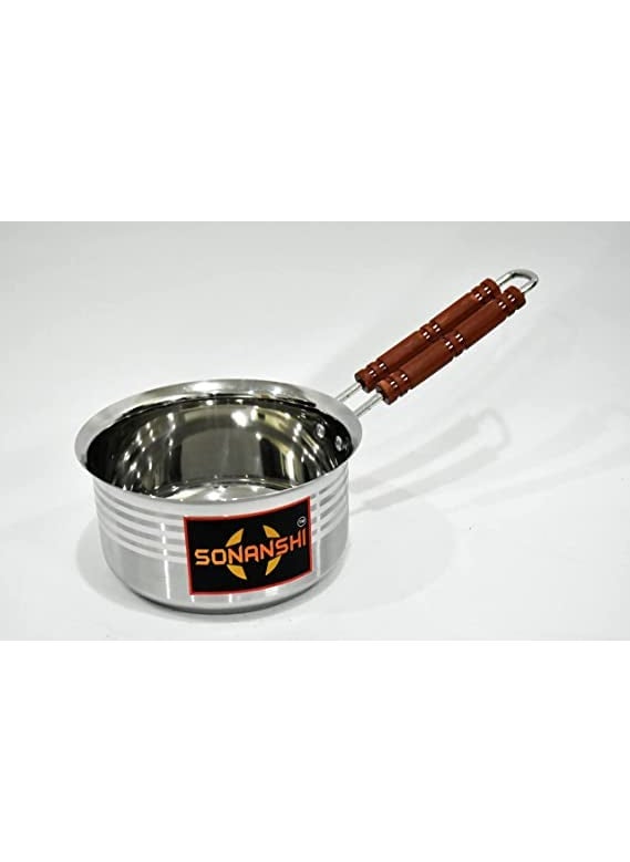 Sonanshi Sonanshi Stainless Steel Sauce PanTea PanCoffee Pan 2 Litre  - Image 4