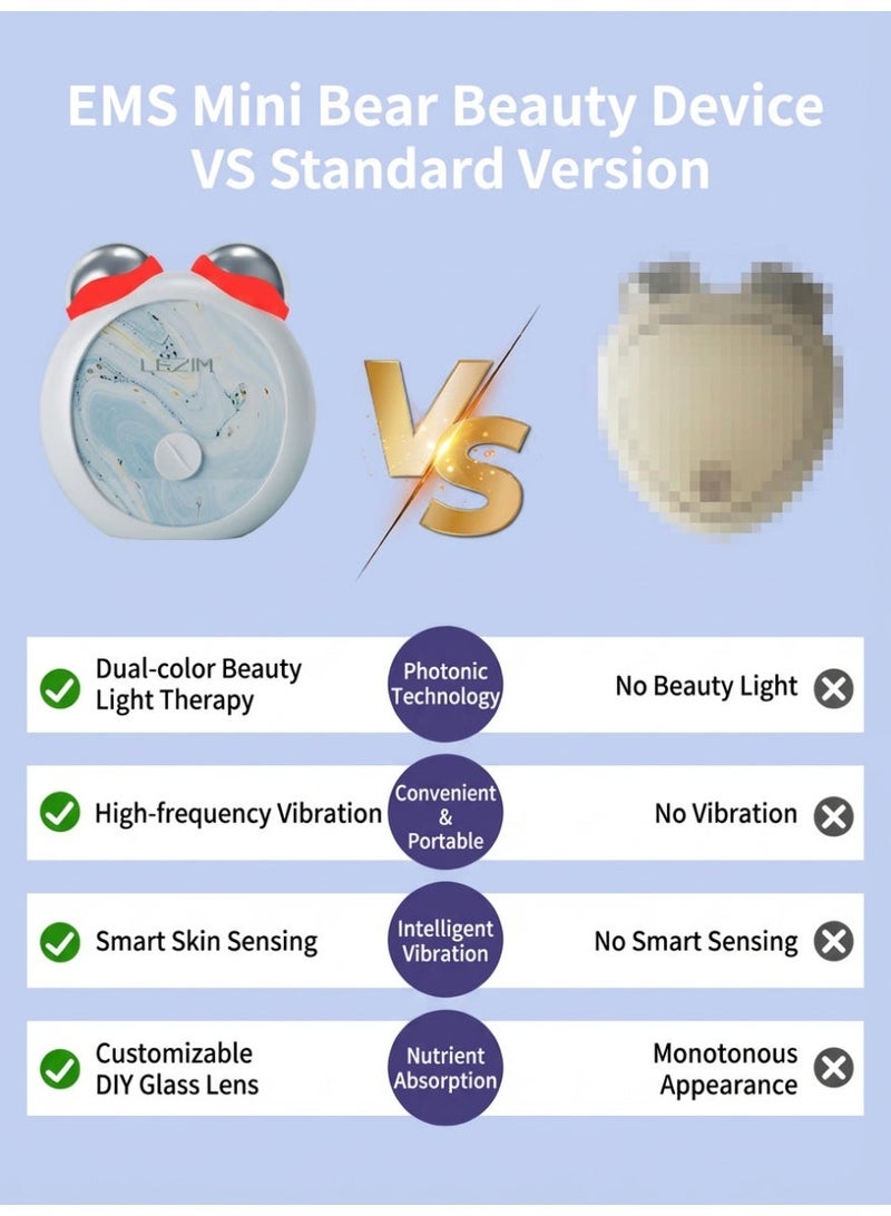V-Shape Face Lifting Device: EMS Microcurrent Facial Massager for Slimming, Double Chin Removal & Anti-Aging Skin Tightening - Image 3