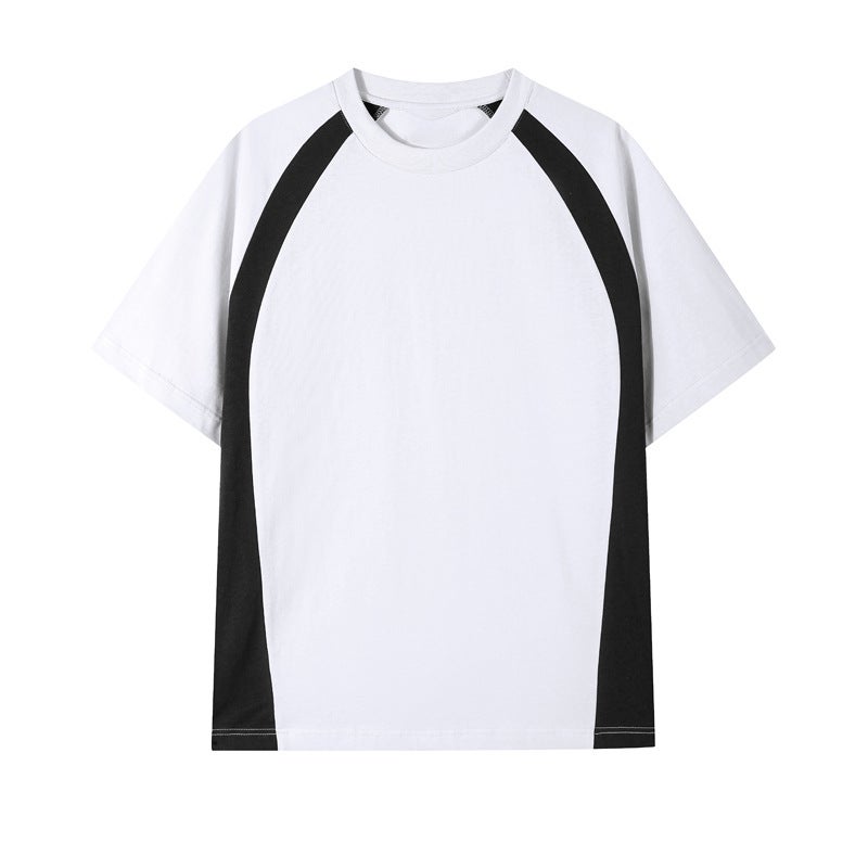 Weini Spring And Casual Style 250G Heavy Cotton Short Sleeve Fashion Brand Loose Off-Shoulder All-Match Round Neck T-Shirt For Women - Image 1