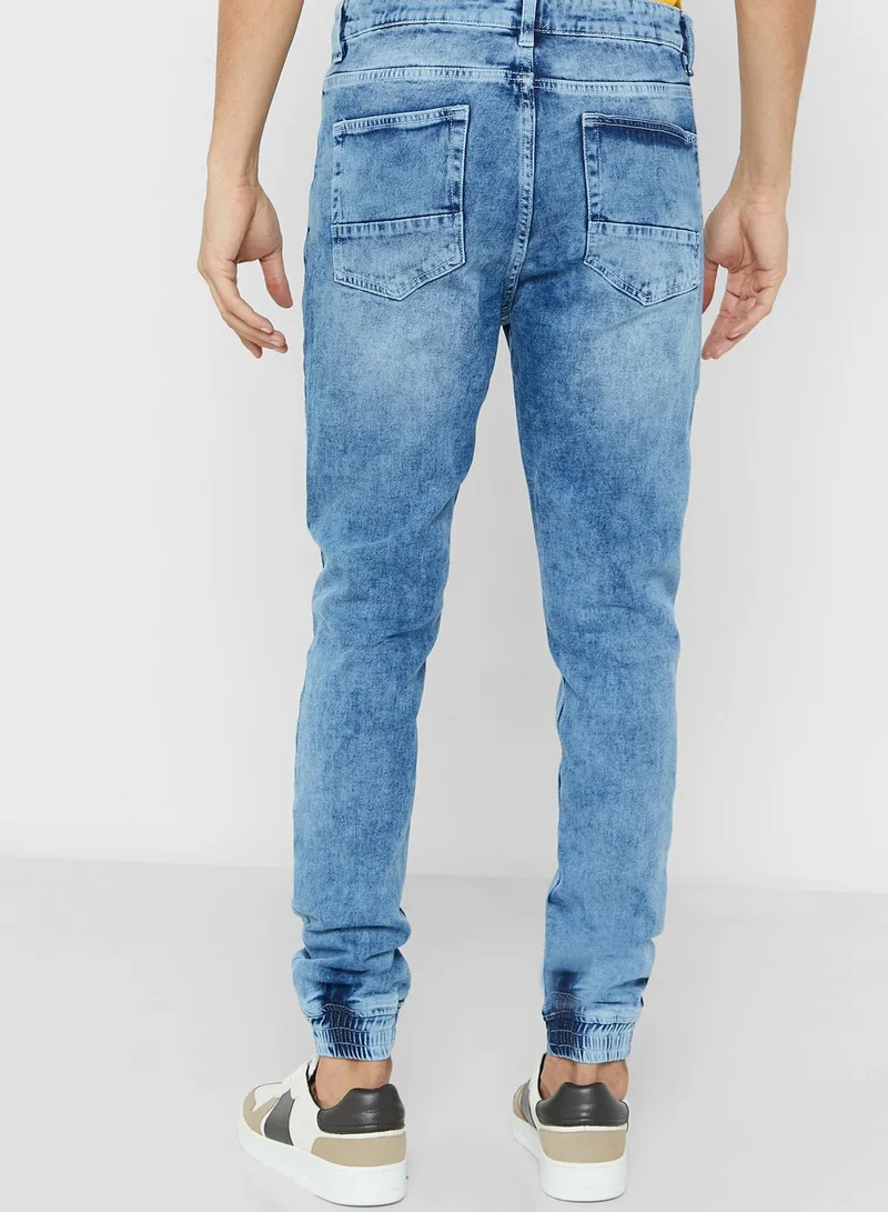 Seventy Five Regular Fit Denim Jogger