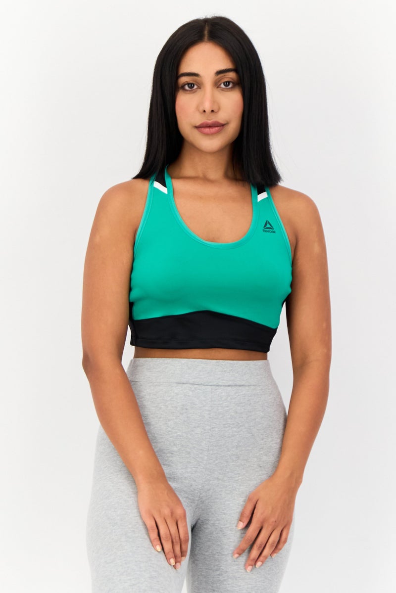 Reebok Women Sportswear Fit Training Crop Top, Multicolor - Image 1