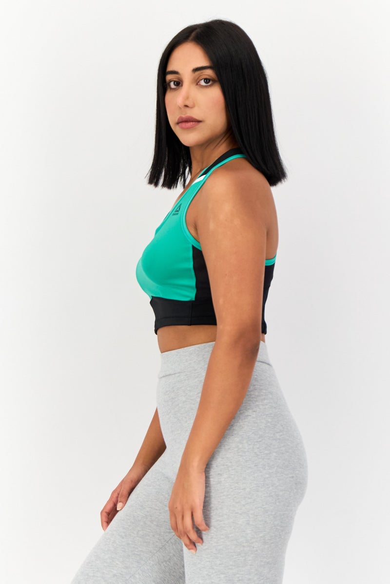 Reebok Women Sportswear Fit Training Crop Top, Multicolor - Image 2
