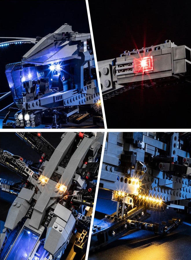 BRIKSMAX طقم إضاءة BRIKSMAX لليغو-10327 طائرة أورتنيو الملكية من دunes أتريديس - إضاءة LED متوافقة مع مجموعة بناء أيقونات ليغو - لا تشمل مجموعة ليغو - Image 5