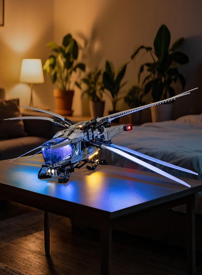 BRIKSMAX طقم إضاءة BRIKSMAX لليغو-10327 طائرة أورتنيو الملكية من دunes أتريديس - إضاءة LED متوافقة مع مجموعة بناء أيقونات ليغو - لا تشمل مجموعة ليغو - Image 4