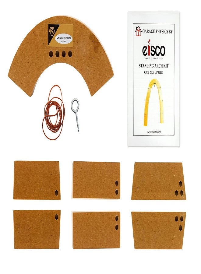 Eisco Labs - Standing Arch Kit - Explore Catenary & Arch Physics, Geometry, Motion, Stability, Basic Architecture & Building Techniques - STEM Learning - Garage Physics - Image 3